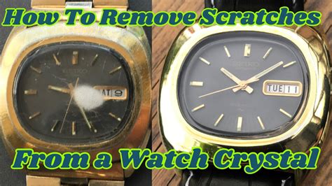 scratches on watch crystals